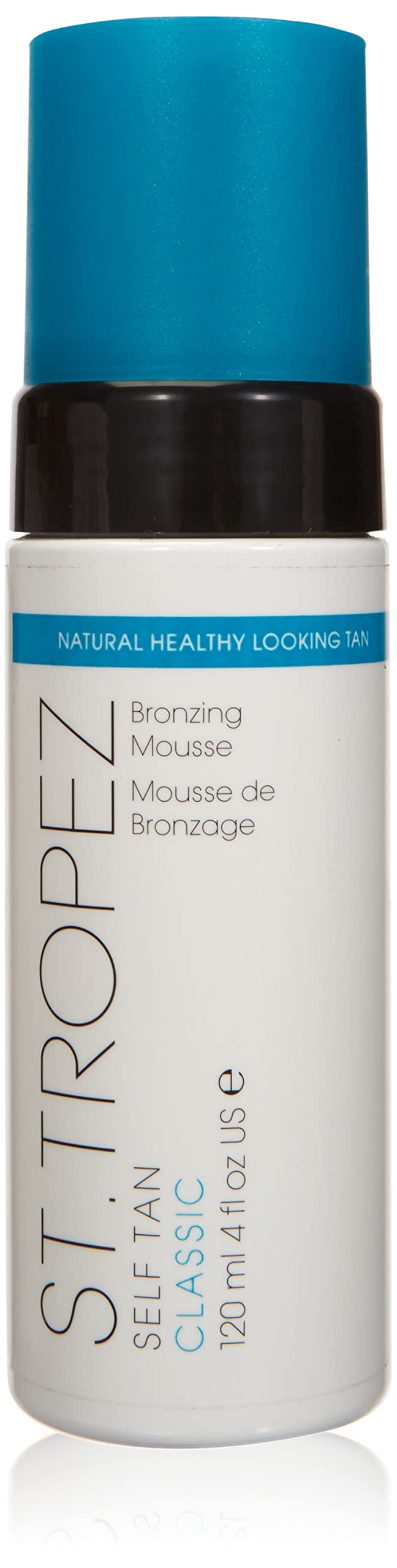 st.tropez classic bronzing self tan mousse for streak-free, golden tinted, natural-looking tan, 4 fl oz
