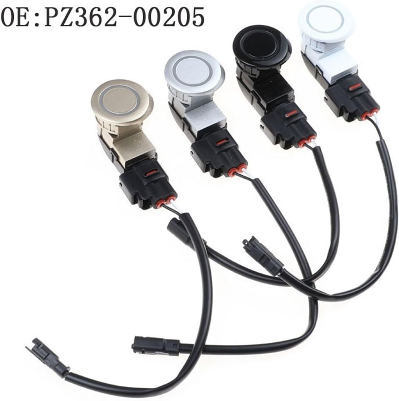 1Pcs PDC Parking Sensor Car OEM PZ362-00205 188300-9630 PZ362-00209(Color:WHITE)