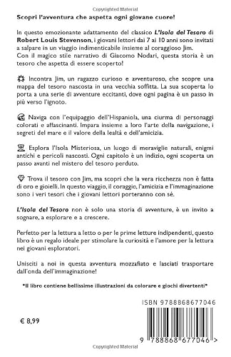 L’isola del tesoro: Versione ridotta e adattata del celebre romanzo di Robert Louis Stevenson per bambini dai 7 anni. Ediz. ridotta