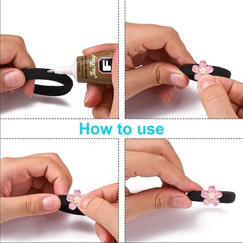 Miniatura 5 de DanLingJewelry 60 cabujones de flores de cerezo de 6 colores para hacer joyas y manualidades