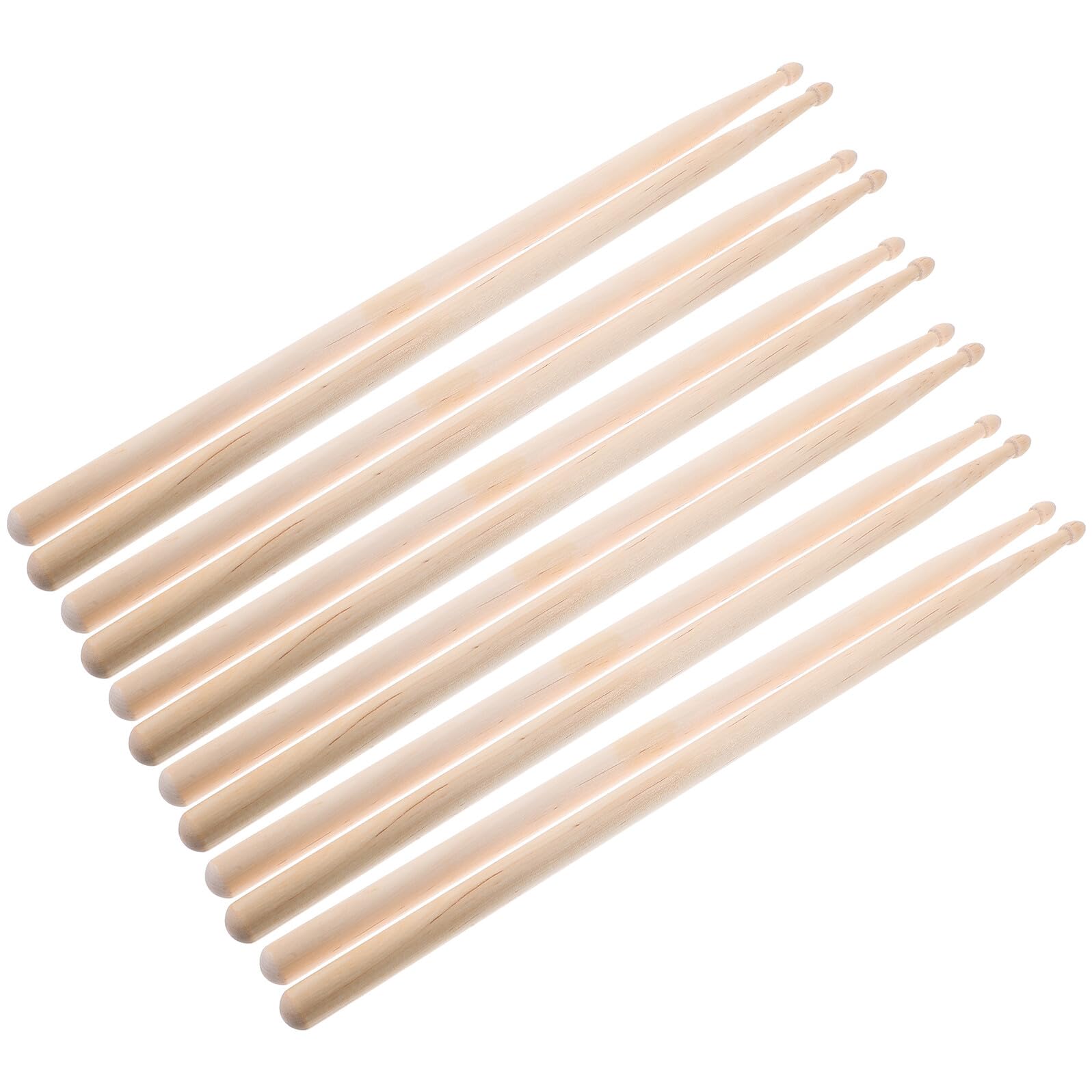 Baquetas de Madera de Arce 5a para Percusión, 6 Pares