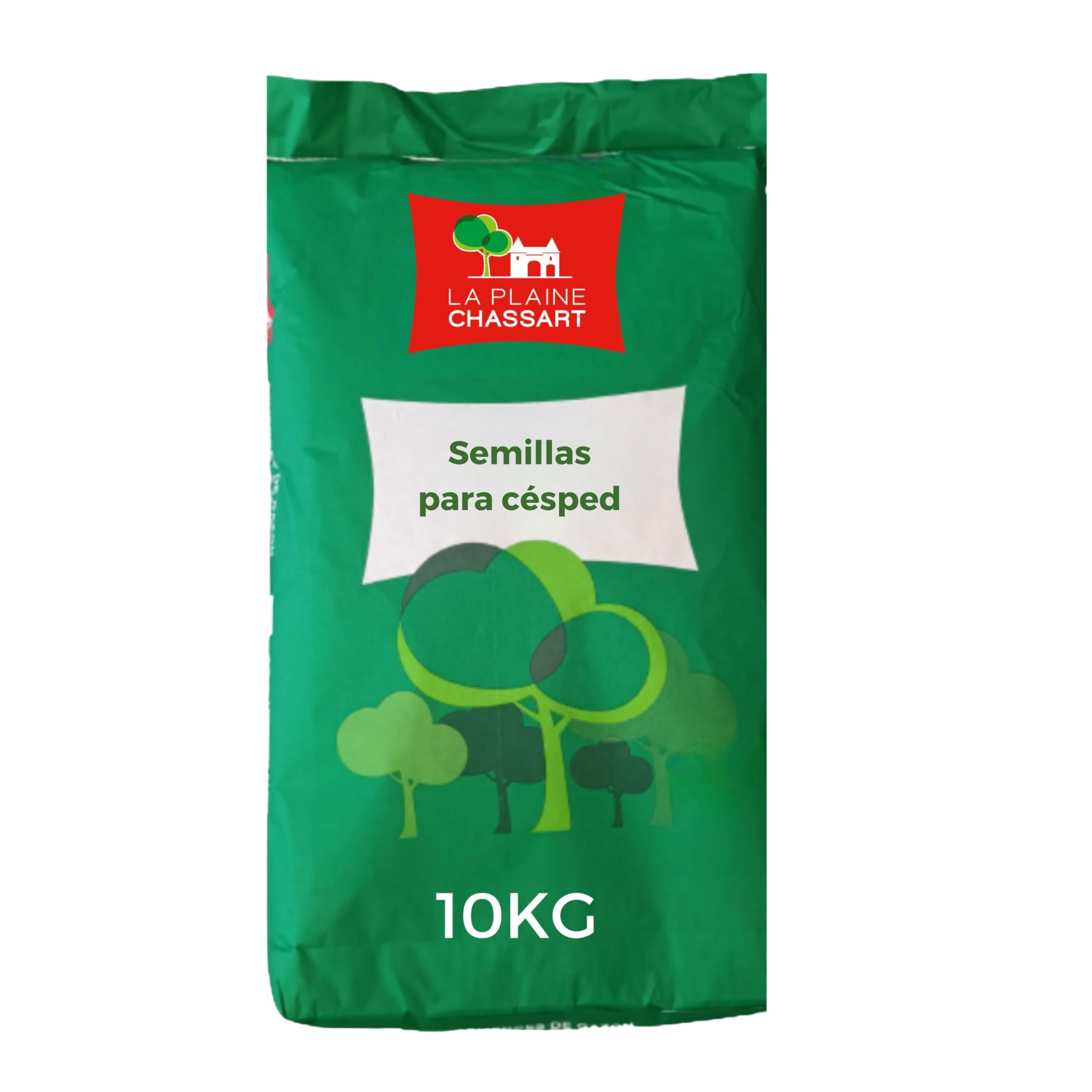 La Plaine Chassart - Semillas para Césped 10KG - Cubre Grandes Superficies con Crecimiento Rápido