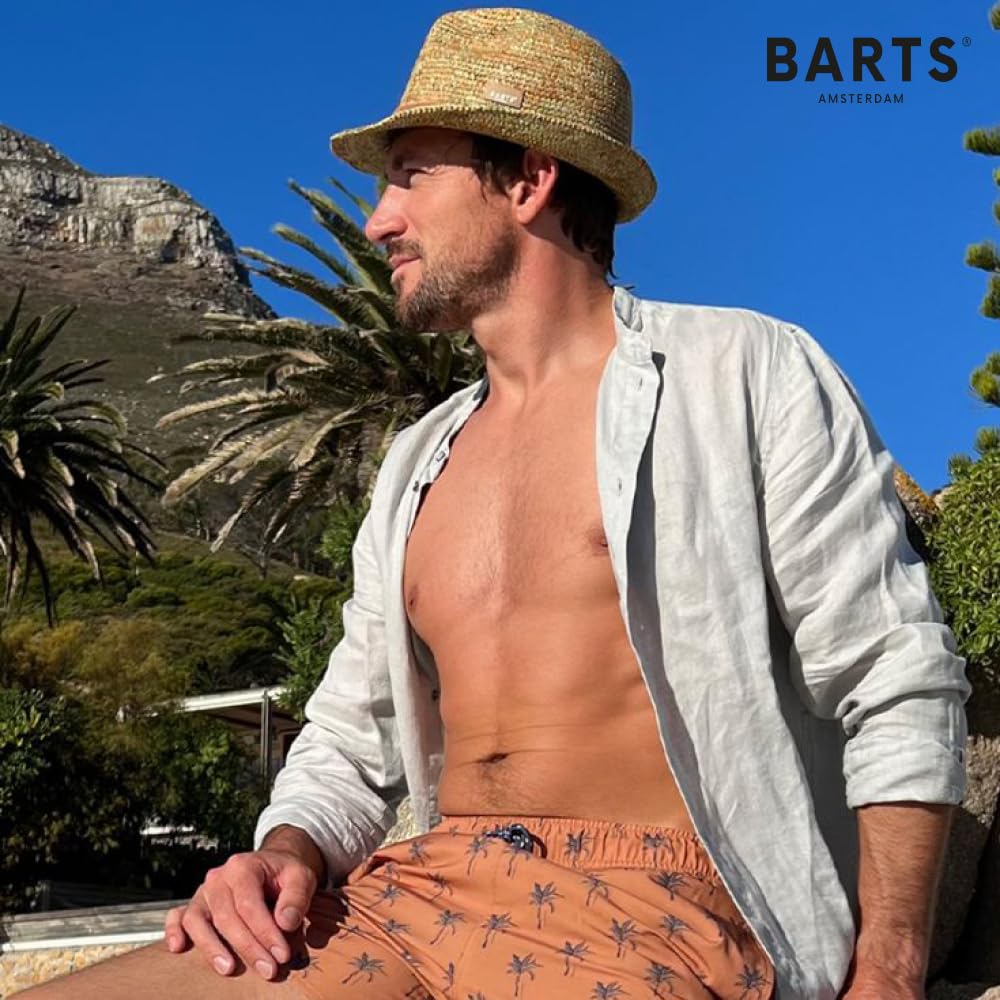Barts Sombrero de Paja Fluoriet Trilby Hombre - Sol Verano Playa Primavera/Verano