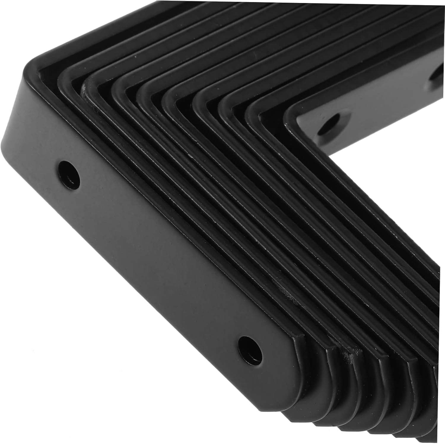 VILLCASE 10pcs Brackets for Shelves Corner Brace Supports Easy Installation with Screws Heavy Duty Durable for Projects