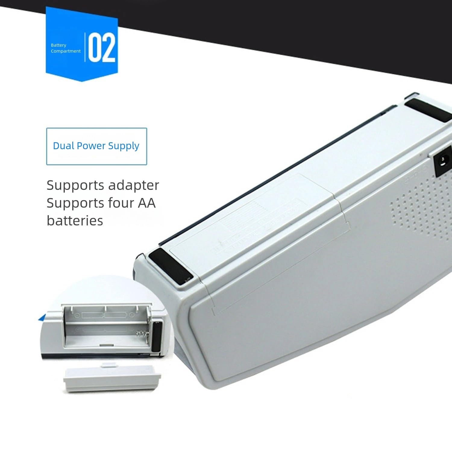 Contatore di denaro portatile, 600 fogli/min, conta banconote e valuta con doppia alimentazione (batteria/CA), display a 3 cifre for banche, negozi, uso domestico