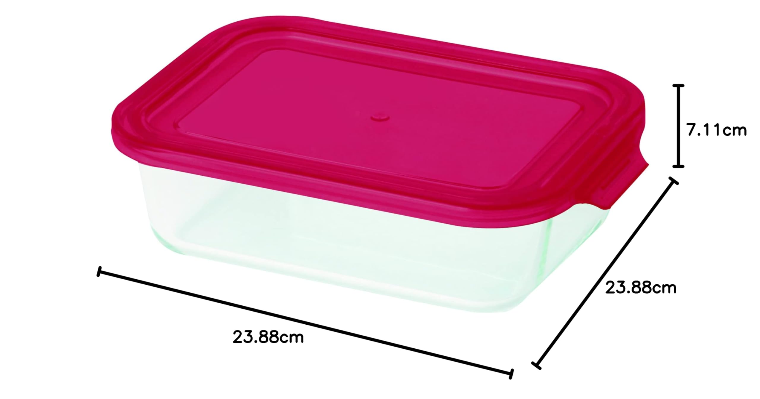 Amazon｜PYREX 保存容器 ストレージ 1400ml レクタン 耐熱ガラス CP
