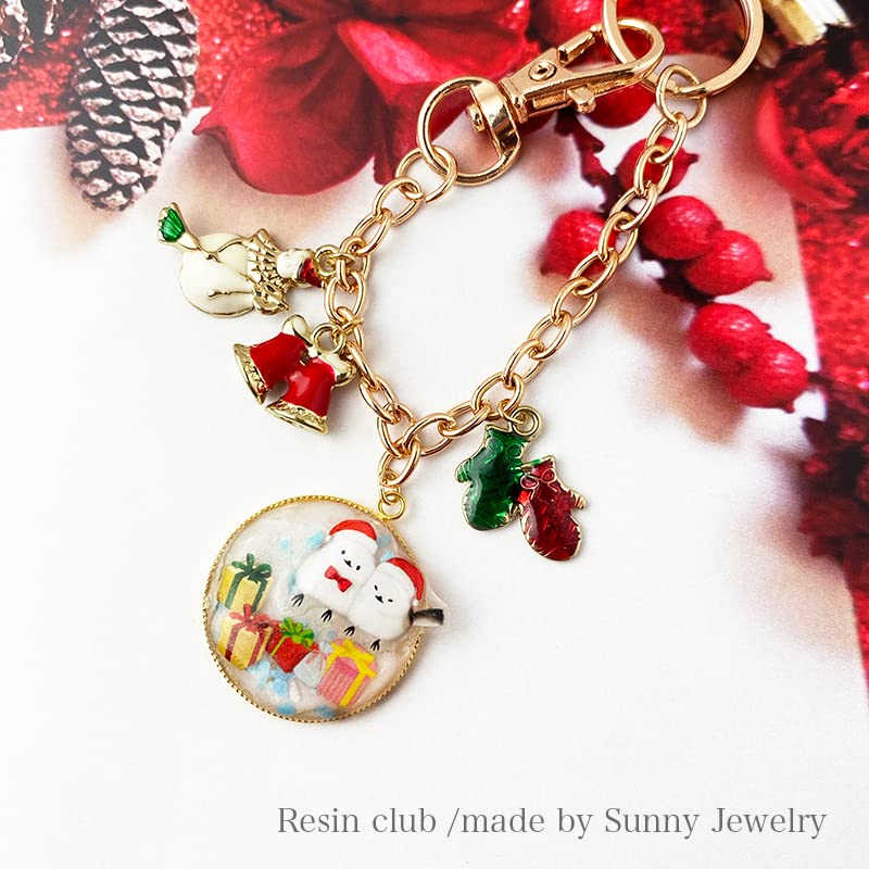 シマエナガ✧︎レジンキーホルダー クリスマス Amazon | 【レジンクラブ】シマエナガ クリスマスVer. ＋