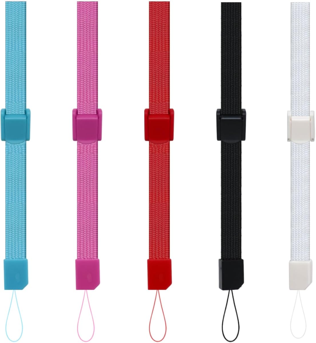 yueton 5pcs Universal Hand Wrist Strap Wristlet Wristband with Lock for Wii Remote Controller, Mobile Phone, MP3, Digital Camera