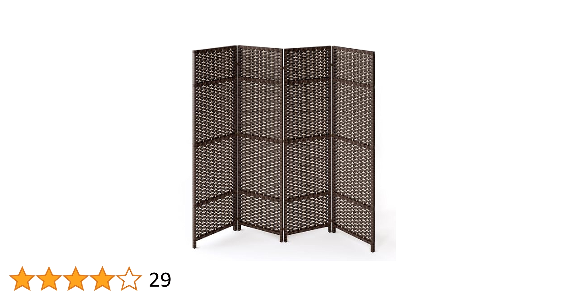 Amazon｜パーテーション 4連 衝立 部屋 仕切り 折りたたみ 幅161