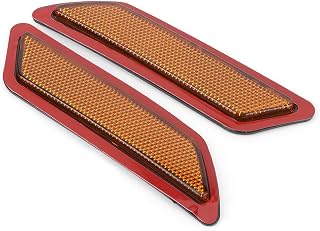 KIMISS Bumper Reflector Light,2pcs Car Side Marker Lamp Fit for F30 3-Series 2013-2015