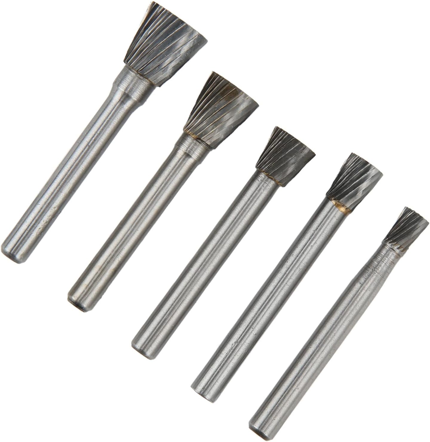 Carbide Rotary Burr Set Single Cut 6mm Shank Grinding Polishing Files Aviation Vehicles Ship