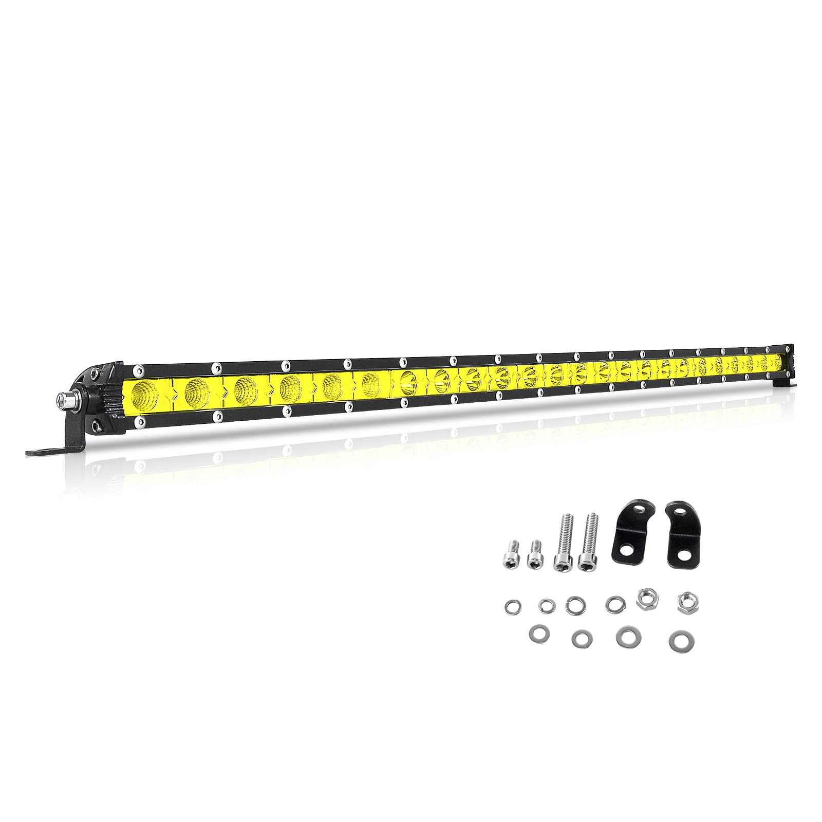 RIGIDON Barra Led Slim Fuoristrada, 65 cm 120W Barra Luminosa a Led Sottile