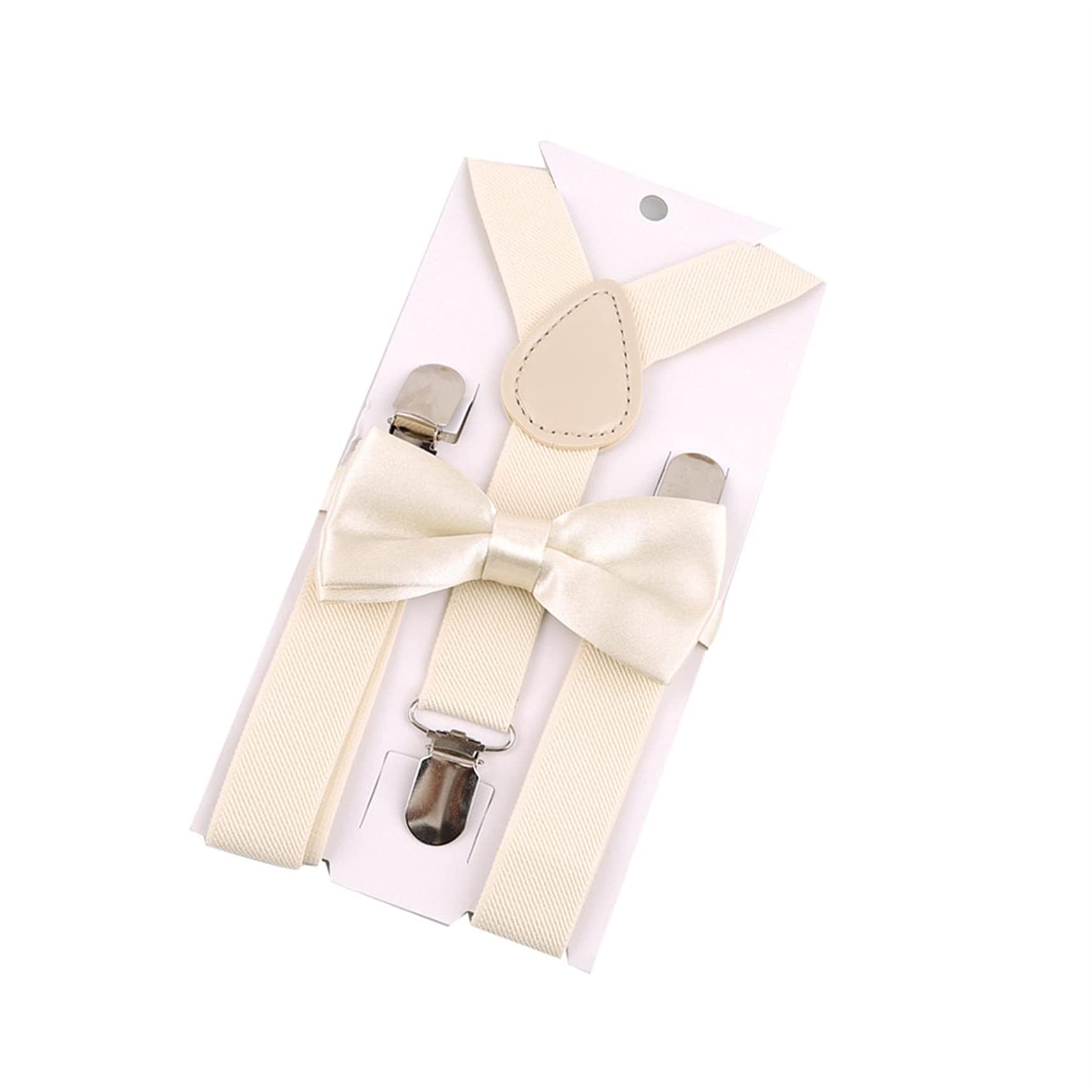 Winwinfly Suspenders And Pre-Tied Bowtie Set For Boys,Kids, Casual And Formal