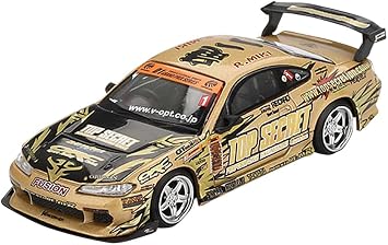 Sunrich Mini GT 1/64 Nissan Silvia S15 Top Secret D1GP Right Handle Finished Product MGT00714-BL