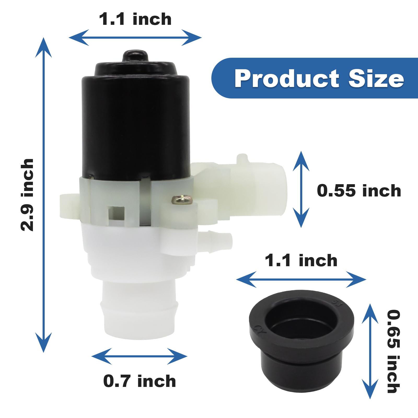 【裁断】OGS NOW basic いきなりTLH 2 Amazon.com: 2 Pack Truck Windshield Wiper Washer Fluid Pump