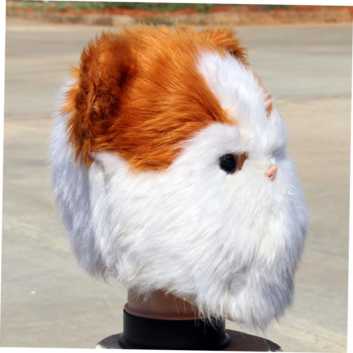 Abaodam Maschera Di Halloween Furry Cat Mask Per Cosplay e Feste Adatta Per Adulti e Design Carino e Morbido Maschera Decorativa Per Eventi e Teatri