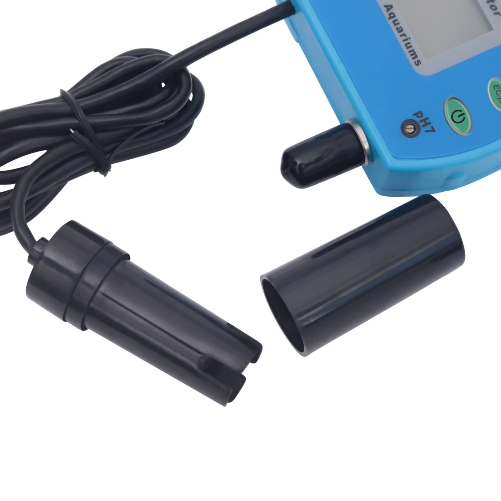 Tester d'acqua 2 in 1, tester digitale di qualità dell'acqua e campo di misurazione EC 0,00 – 14,00 pH EC ammonta a 0,00 – 19,99 ms/cm per piante, acquari potabili, ecc