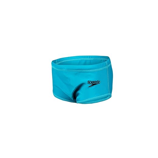 Sunga Infantil, Speedo, Solid, Modelo Liso com Forro Interno e Cordão Personalizado, Tamanho Kids, tamanho 10 - Azul Céu