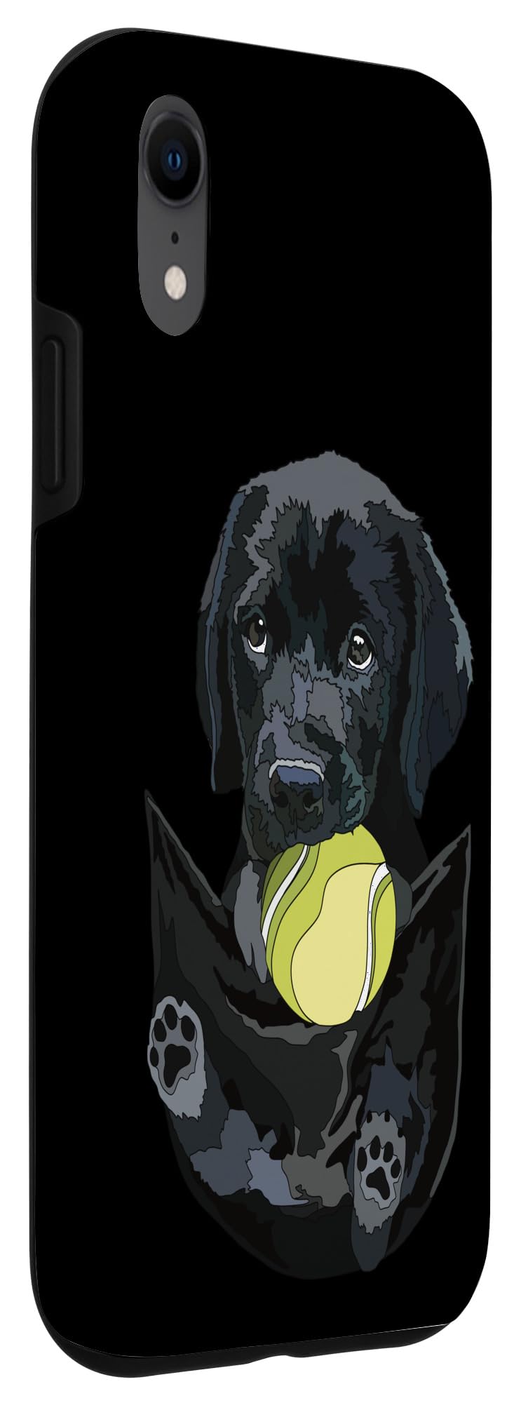 iPhone XR Funny Labrador In Pocket Black Retriever Puppy Dog Case - Image 3