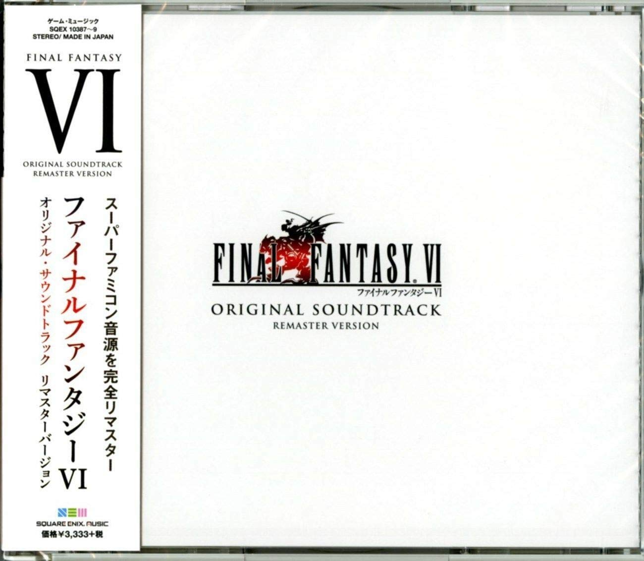 Final Fantasy VI (Remastered) (Original Soundtrack)  From Japan 3 CD