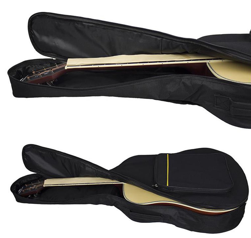41 pollici Borsa per chitarra, Sacchetto di chitarra, Lo zaino della chitarra della cinghia di spalla registrabile impermeabile dello spessore più cotone, una varietà di colori
