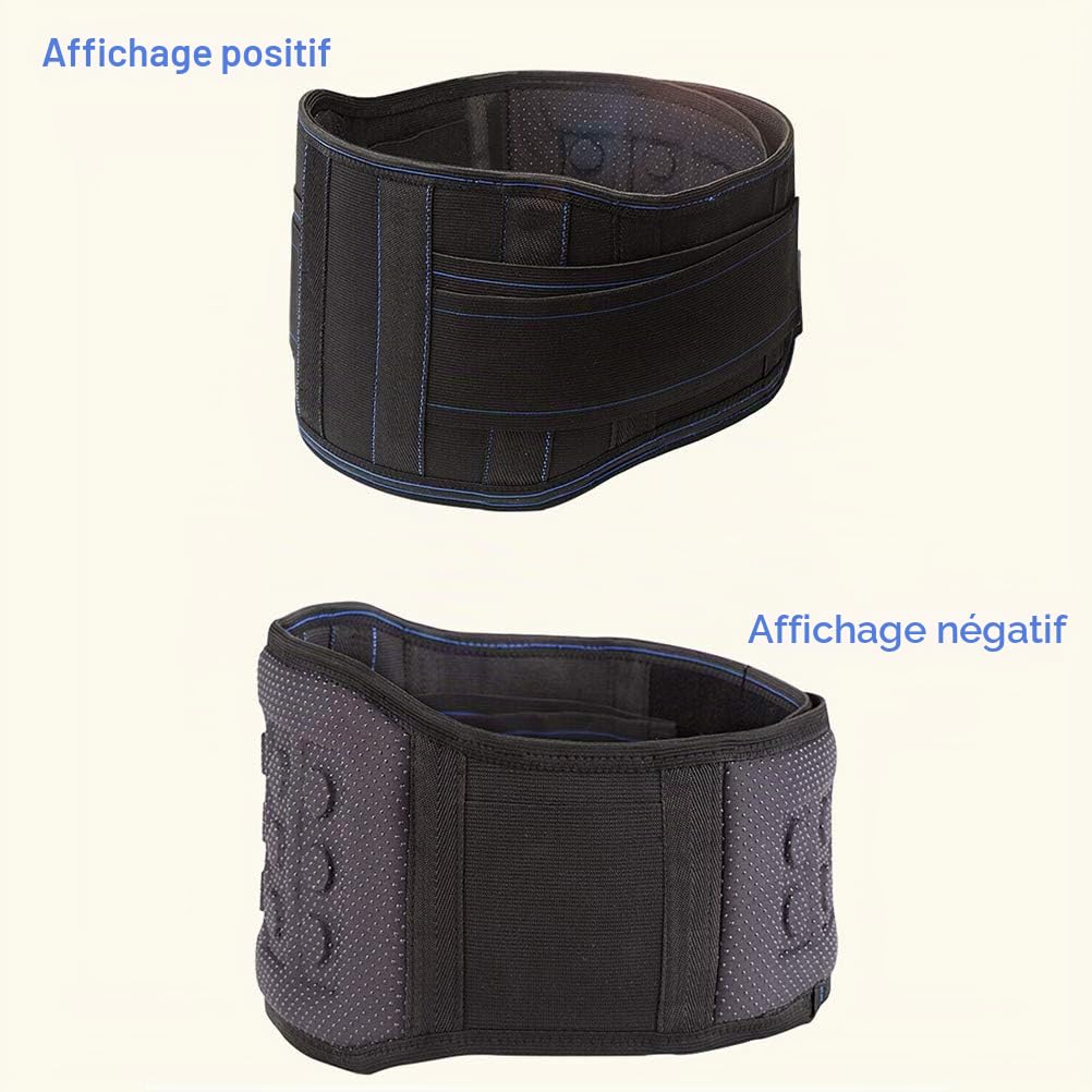 Ceinture de Soutien Lombaire à thérapie magnétique Ceinture Auto-chauffante pour Le Bas du Dos