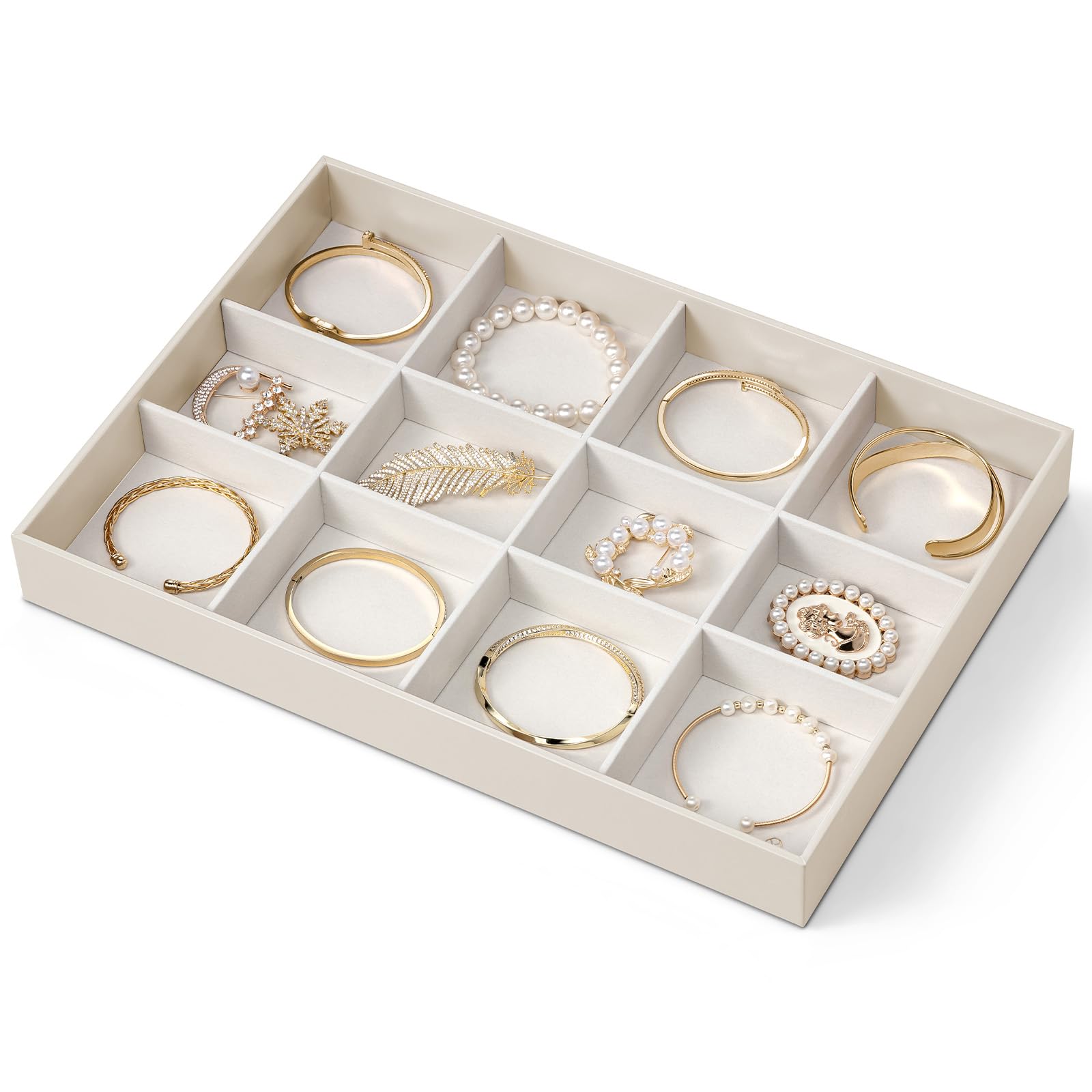 VLANDO Schmucktablett Schmuckaufbewahrung Schmuck Organizer