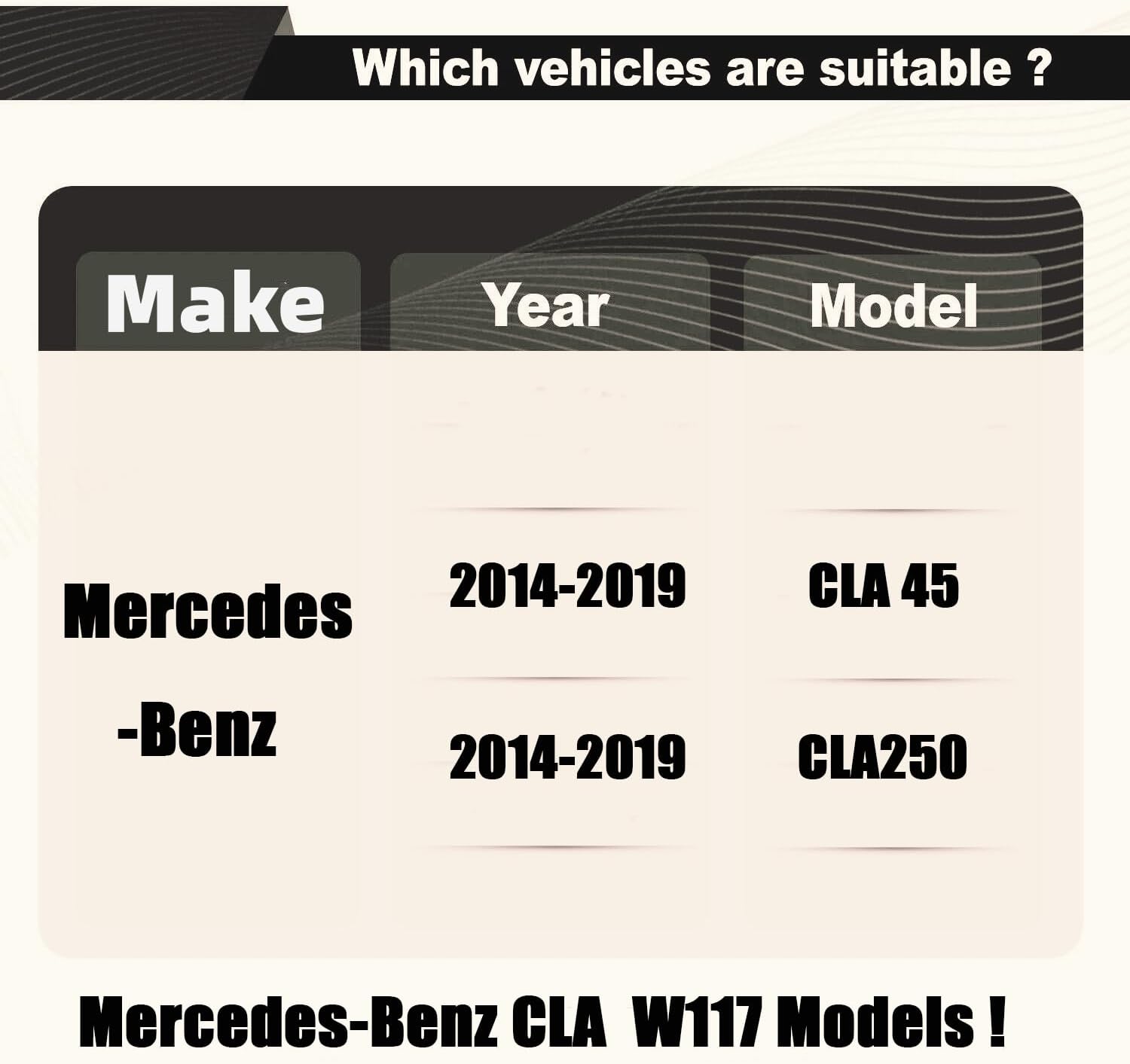 STSEV01 Front Bumper Grill Upper Grille Compatible with Mercedes CLA CLA250 CLA45 W117 2014-2019, Chrome AMG-GTR Style Replacement Grid Accessories Silver And Black