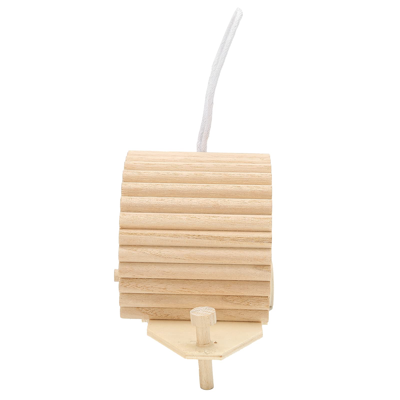 Casetta per uccelli da appendere, casetta per uccelli in legno, unica a forma di carrozza, per giardinaggio fai da te e decorazione esterna, ideale per gli appassionati di cortile e patio