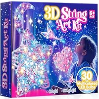 Hapikids Craft Kits for Kids, 3D String Art Kit Arts and Crafts for Kids Toy Age 9 10 11 Year Old Girls Birthday Presents for 6 7 8 9 Year Olds Boys Toy Age 8 9 10 Christmas Xmas Gifts DIY Girl