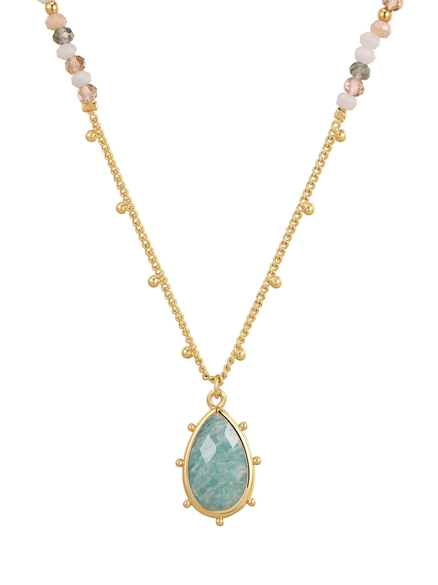 Damen Kette Messing gelbgold