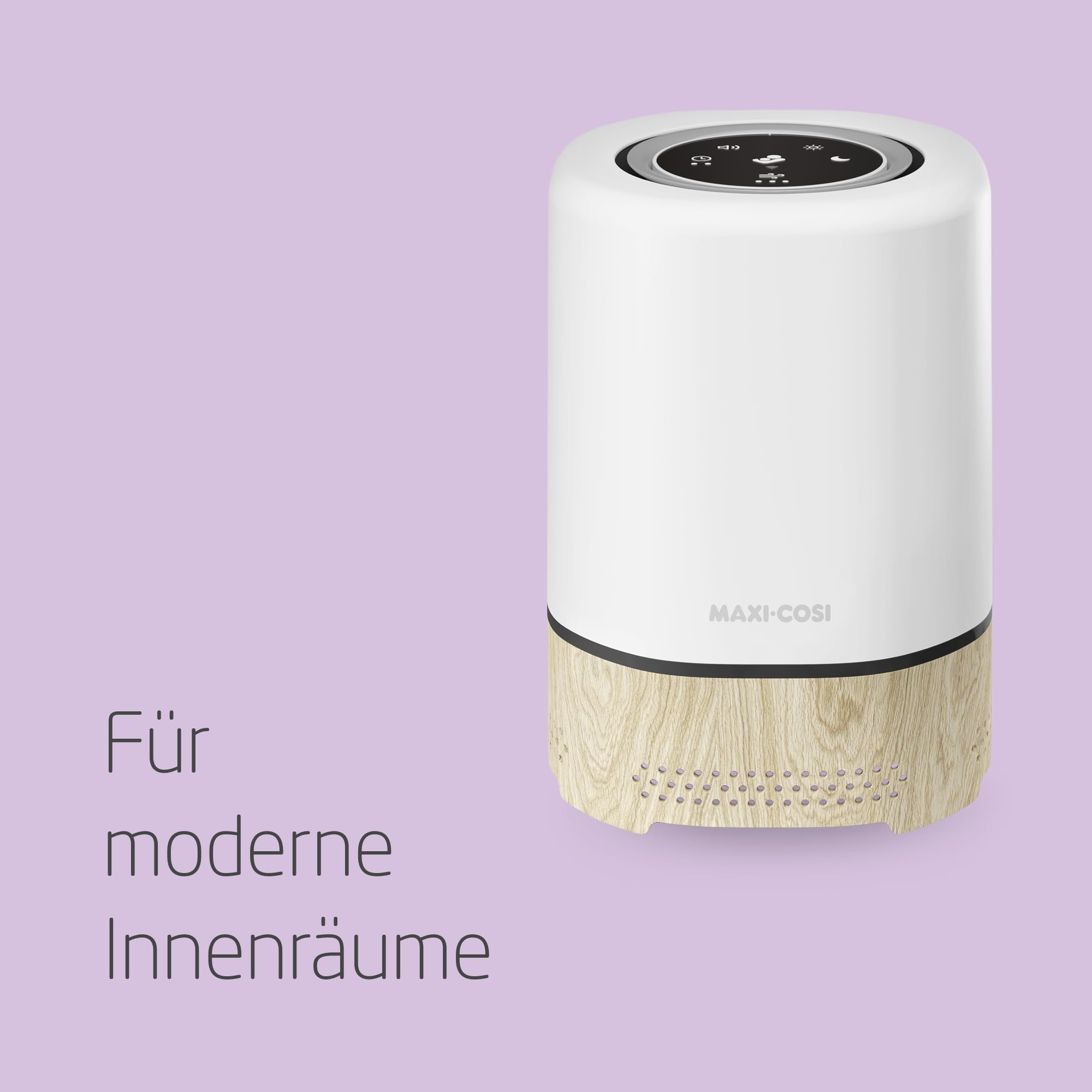 Maxi-Cosi Clean 3-in-1 Baby Luftreiniger HEPA (H13), Luftreinigungsfilters (3x) Bundle - Air Purifier Anti-Allergiker + Luftreinigungsfilters, Entfernt 99,97% an Staubpartikel und Allergenen, Weiß