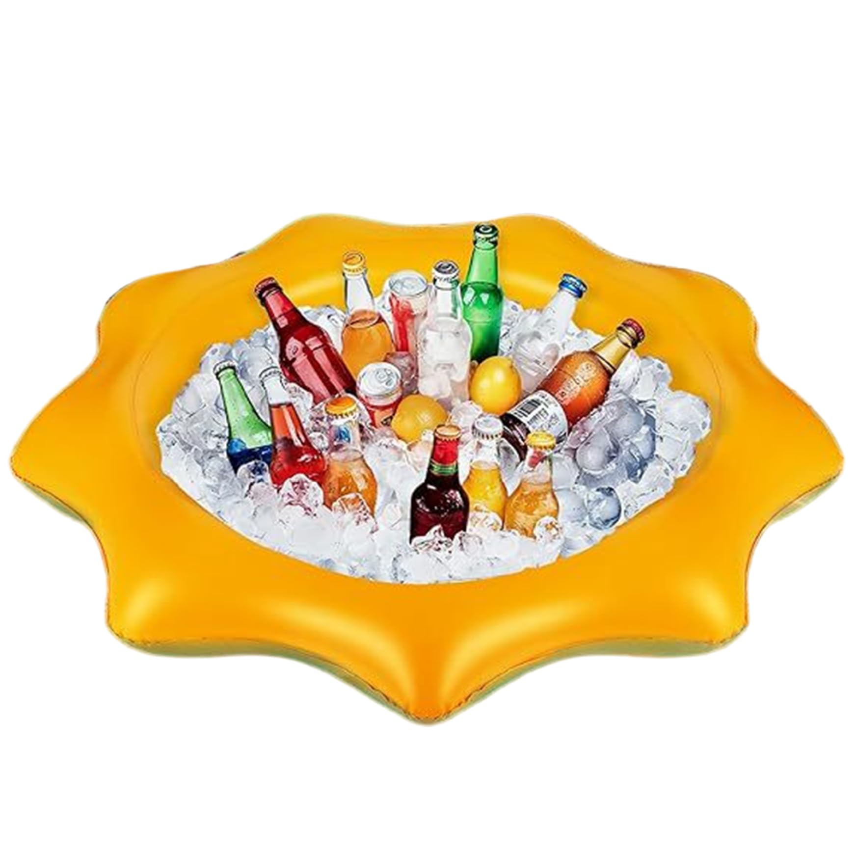 Table flottante de piscine en PVC durable et glacière gonflable grand format 94 cm