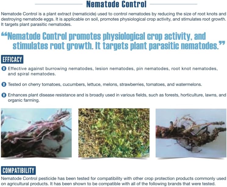 Miniatura 4 de Growers Trust Control de nematodos no tóxico, biodegradable, tratamiento natural de nematodos (la solución hace 1 galón de RTU)