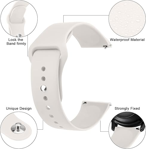 Miniatura 2 de Vanjua Correas compatibles con Amazfit GTS 4  GTS 4 Mini  GTS 3  GTS 2  GTS 2e  GTS 2 mini  GTS, 3 unidades de correa de repuesto deportiva de