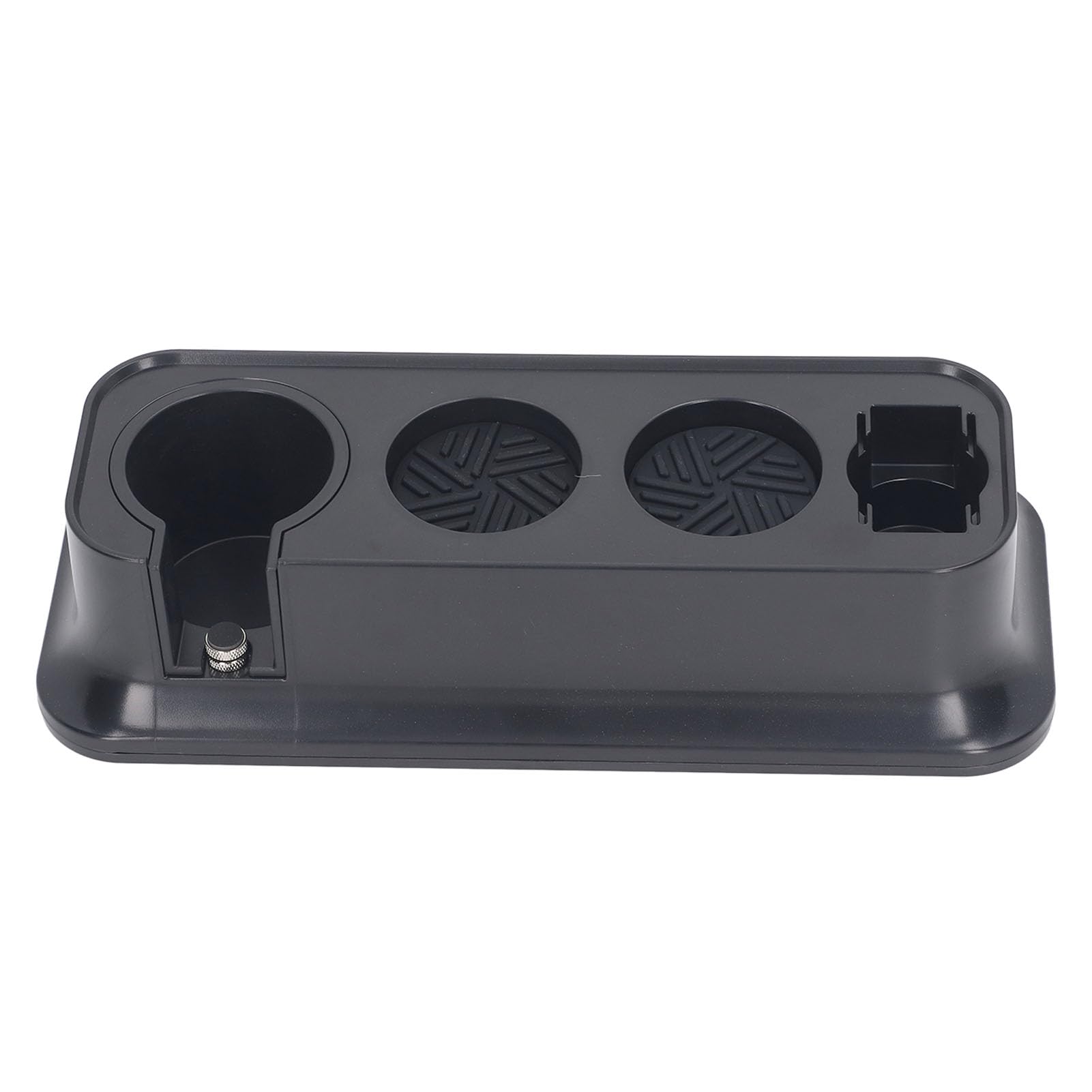 POENVFPO Coffee Tampering Station con Silicone Mat (BLACK)