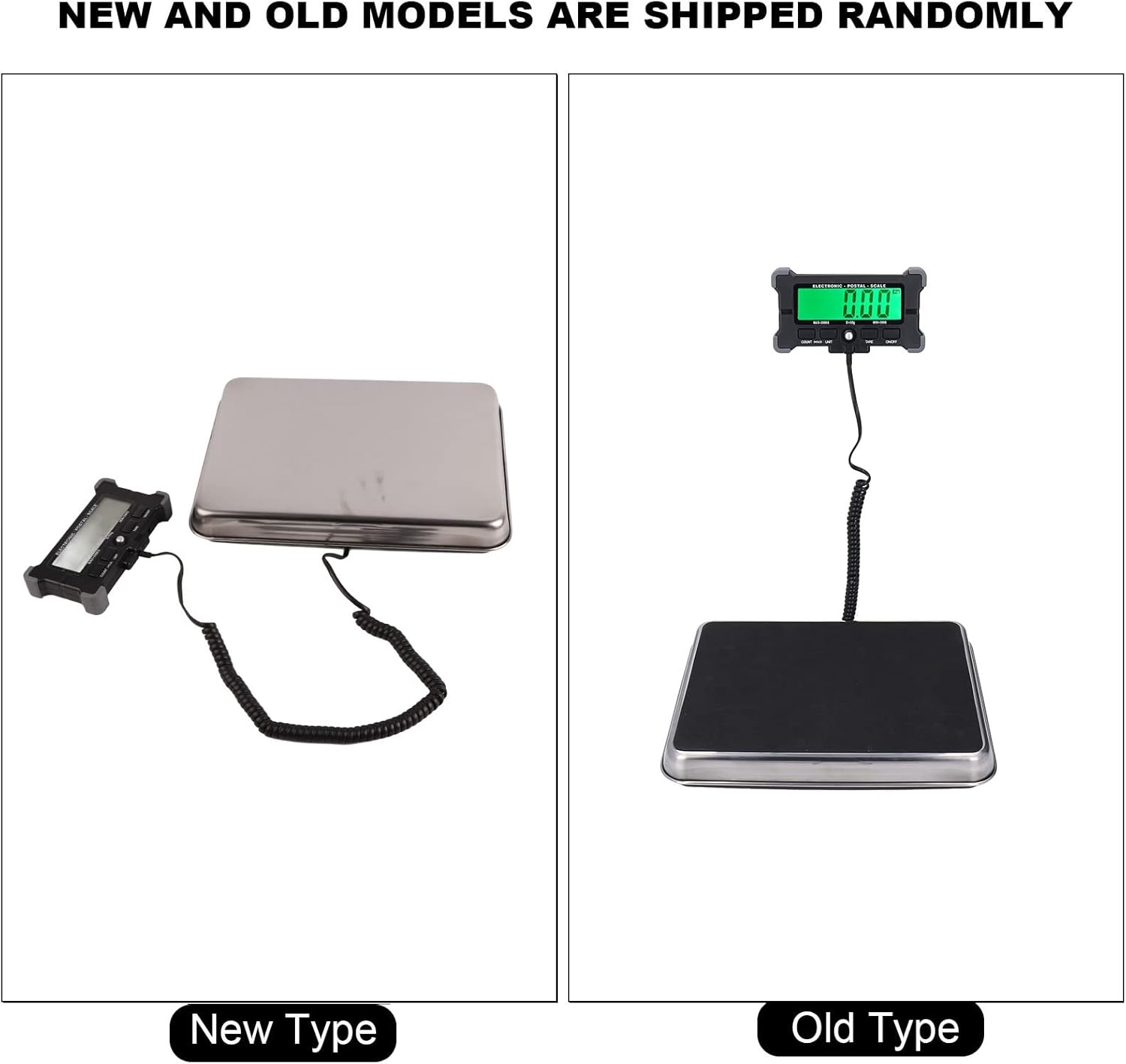 Heavy Duty Postal Scale 0.05kg Accuracy Stainless Steel Platform ABS