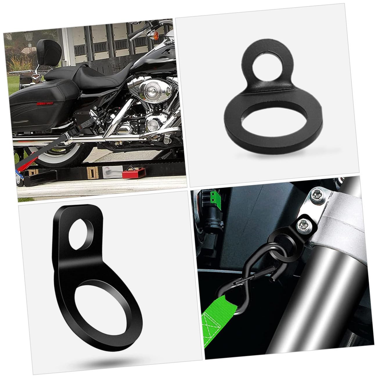 SHINEOFI 2 Series Ganchos Metalicos Llave Ganchos De Acero Anclajes De Amarre Para Cama De Camión Grandes Ganchos En S Atar Ancla Gancho De Ancla De Acero Inoxidable Negro 10 Piezas*2