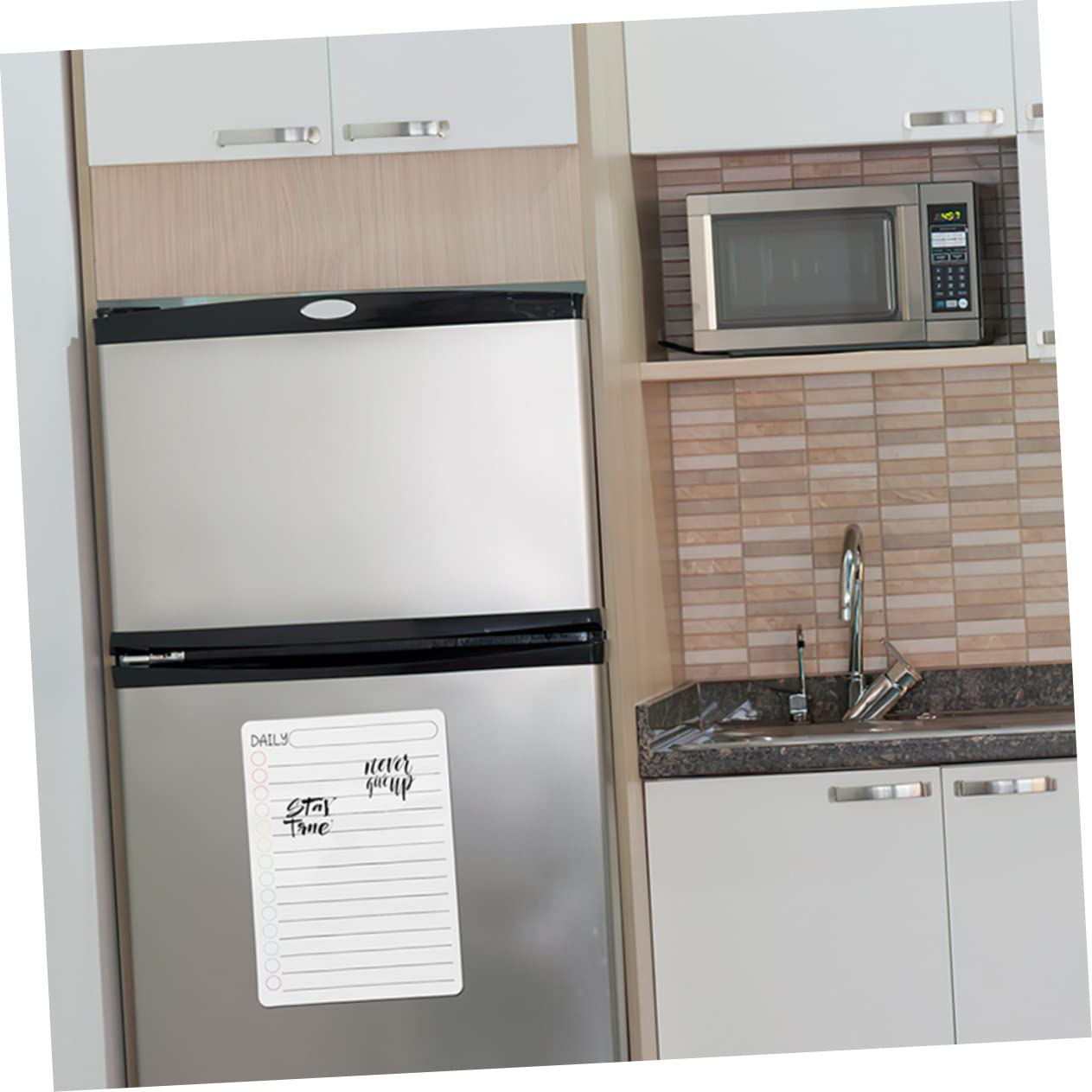NUOBESTY 18stücke Teiliges Magnetisches Planungs Tägliche Aufgaben Abwischbare Magnettafel Für Kühlschrank Whiteboard Organisation Von Routinen Und Terminen