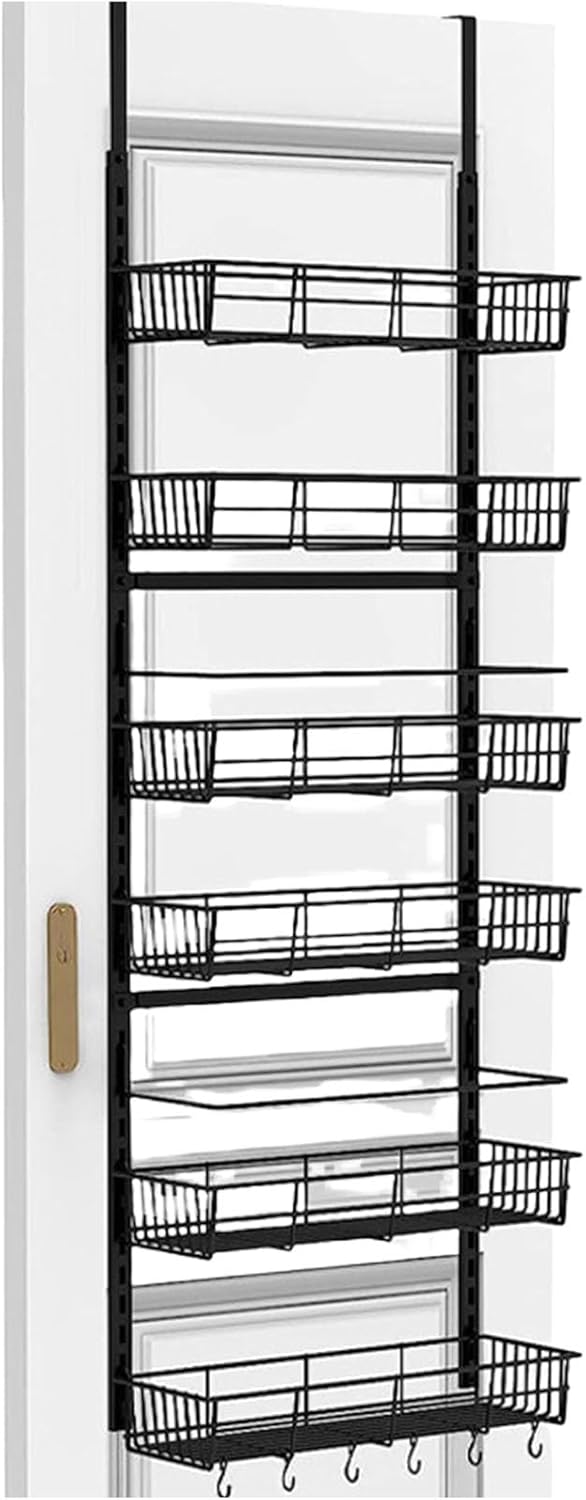 多層金属吊り収納ラックホームエッセンシャル 6 層金属吊りスタンドラックキッチンとバスルームランドリールーム