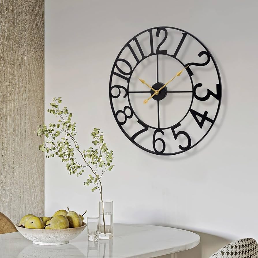 Amazon.co.jp: NexPon 壁掛け時計 40/50/60cm 大型特大壁掛け