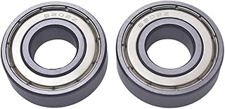 2pcs Bearings Front and Rear Wheel Bearing Set Fit for Coleman Powersports CT200U CT200U-EX Trail 200cc Baja MB165 MB200 Mini Bikes GB276-89 6202Z