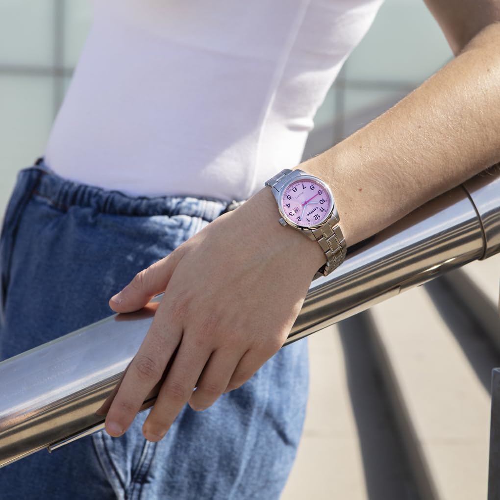 CALYPSO Reloj Mujer Analógico de Acero Inoxidable 316l Plateado