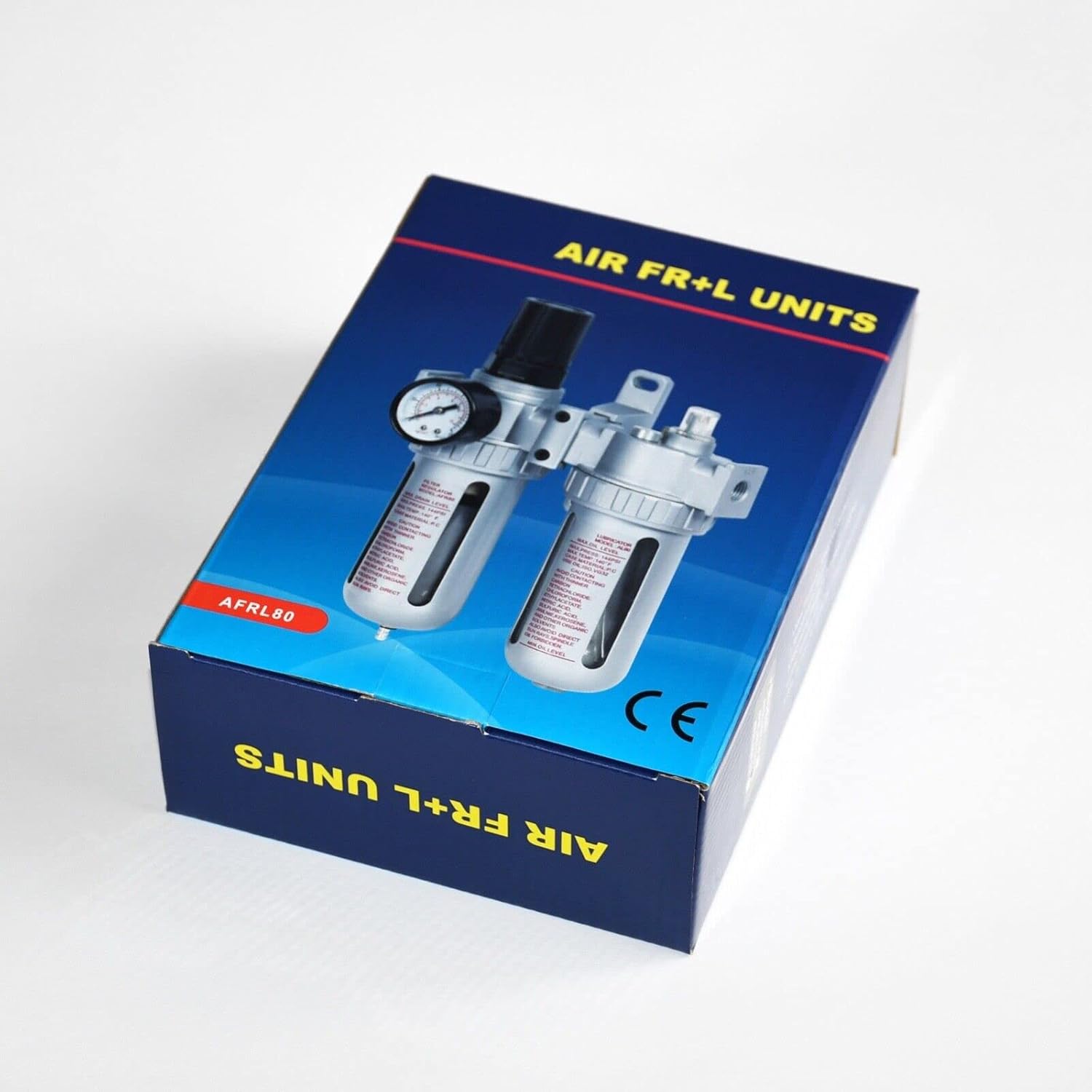 3/8 NPT Air Regulator Filter Water Trap Oiler Lubricator 3