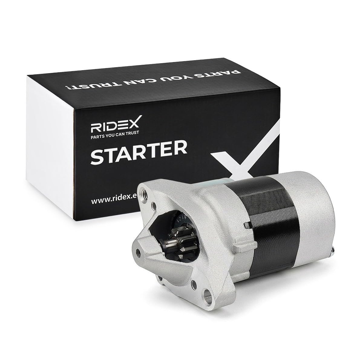 RIDEX Motor Starter/Anlasser 12V, 0,85kW, Zähnezahl: 9 Kompatibel mit RENAULT Clio 3 Schrägheck BR0/1, CR0/1 2330000QAY 7701499651 8200369521