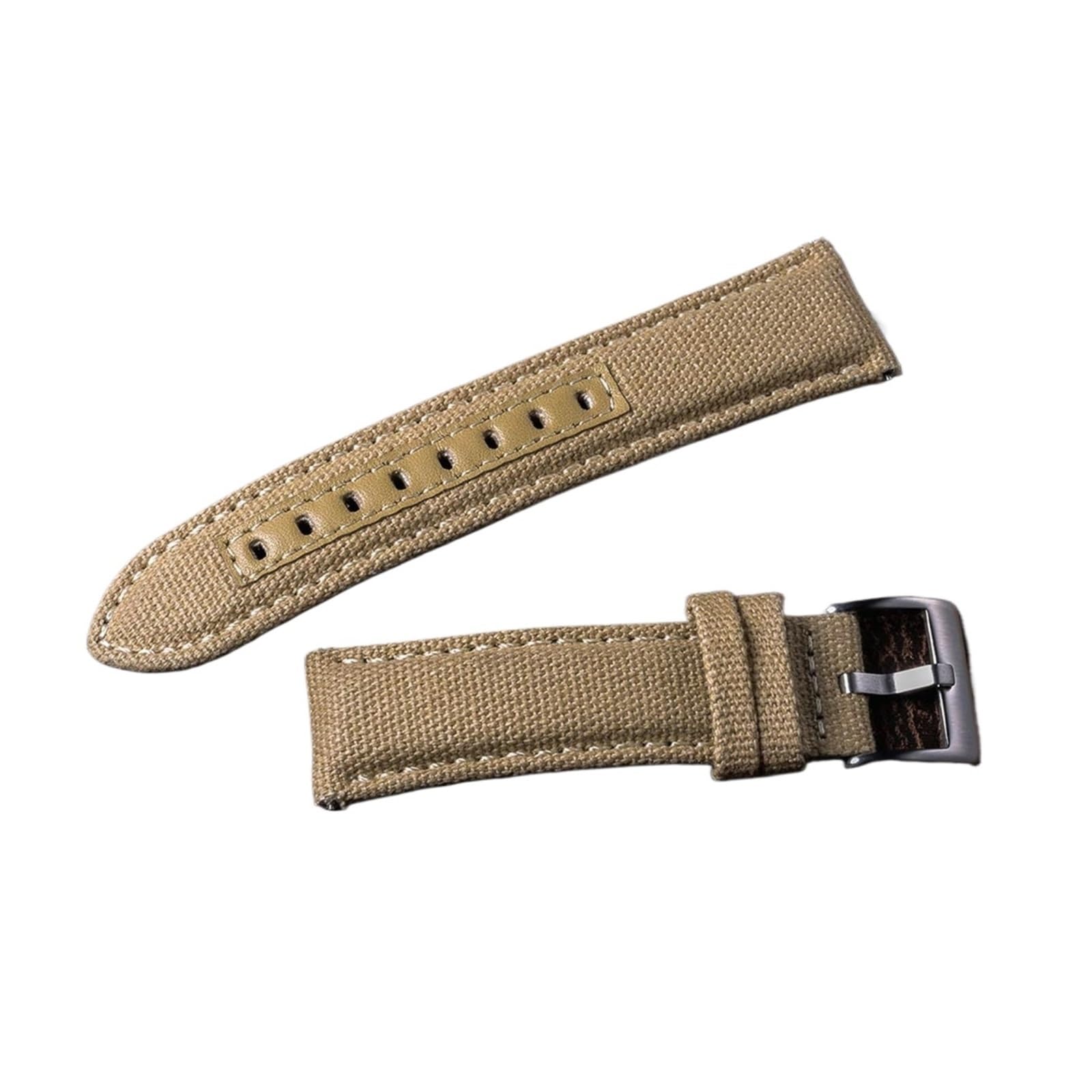 INEOUT Bracelets De Montre En Toile Matériau De Qualité Supérieure À Dégagement Rapide Bracelets De Montre En Nylon De Qualité Verte Boucle En Acier 18mm 20mm 22mm 24mm