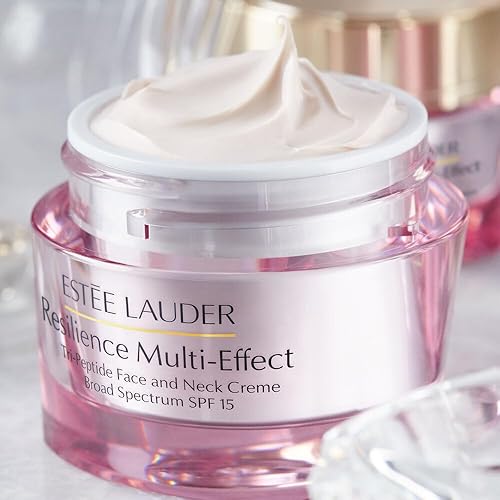 Miniatura 4 de Estée Lauder Resilience Multi-Effect Tri-Peptide Face and Neck Cream Moisturizer SPF 15  Plumping & Anti-Aging