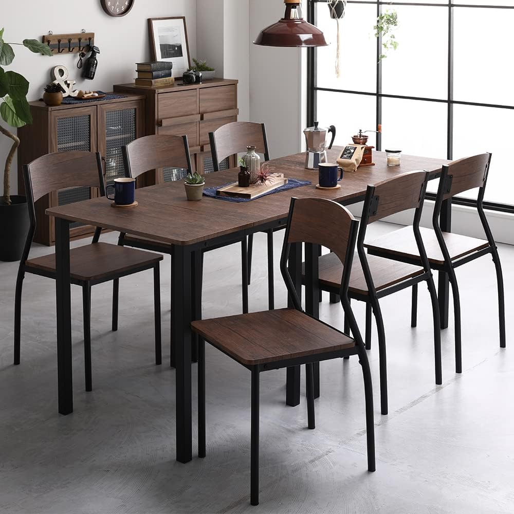 RASIK Dining Table Set For 6 People, 8-Piece Set, 2 Barbados | Ubuy