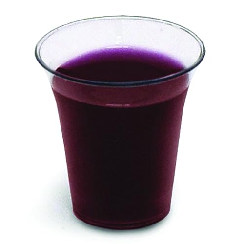 Communion-Plastic - Vaso desechable (transparente) - Bx/1000 (paquete de 1000)