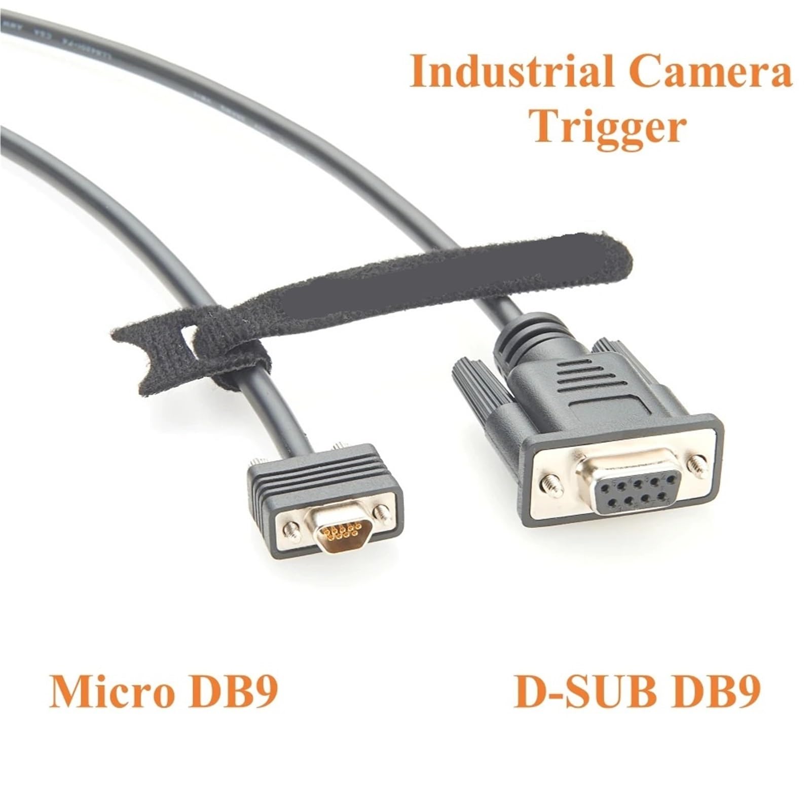 DB9-Stecker auf Buchse for Industriekamera-Triggerkabel, D-Sub 9-Pin-kompatibel, 038-003-084